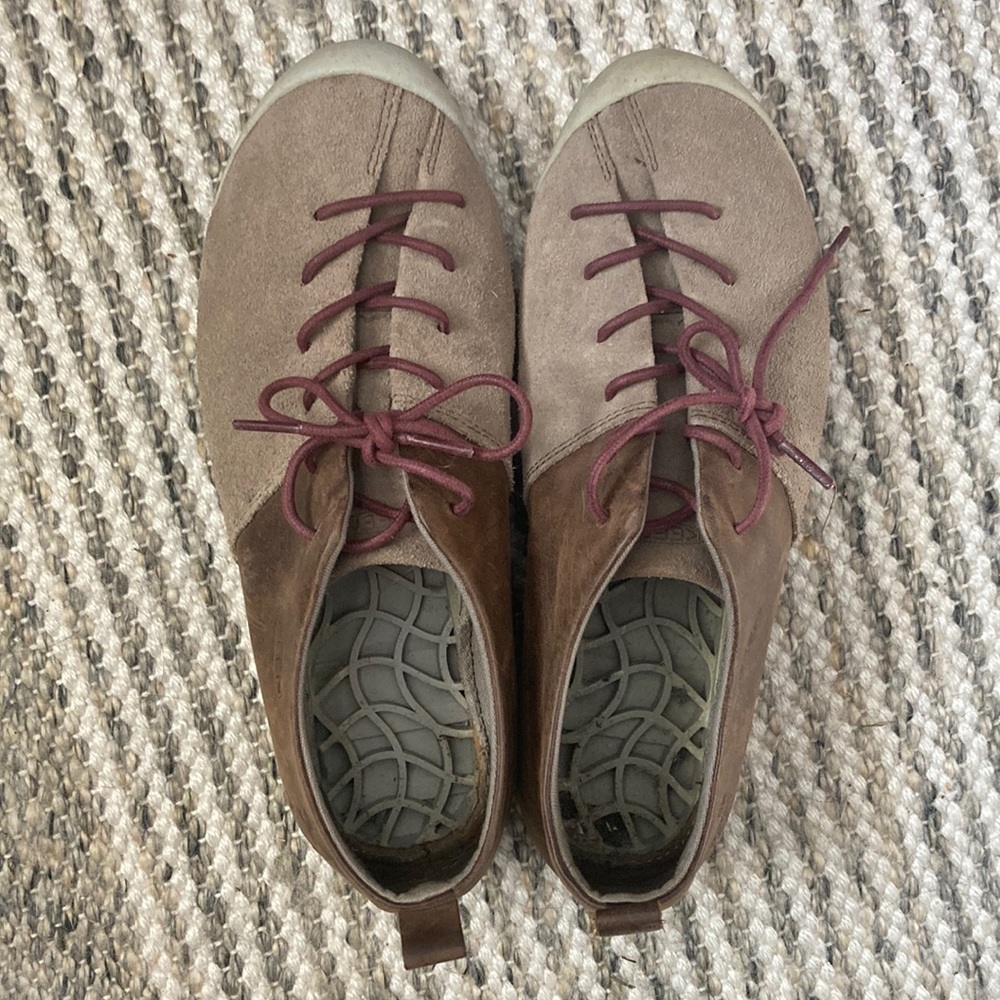 Keen Casual Tie Shoes, Suede and Leather